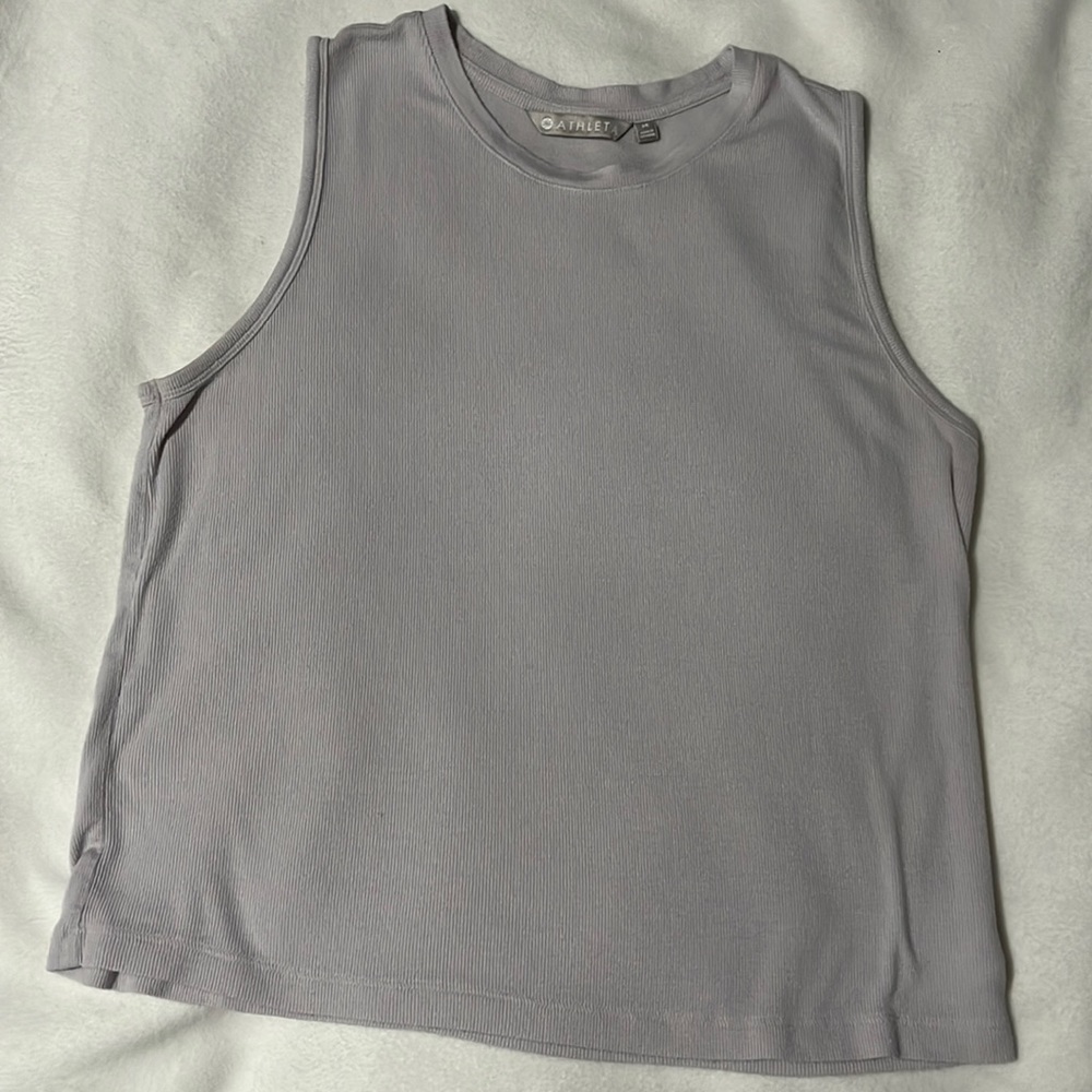 Athleta ribbed sleeveless top sz Med